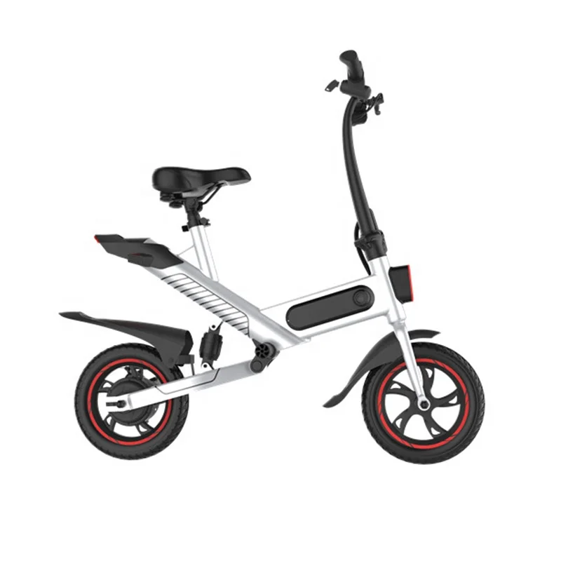 Electric Scooter With 36v 10Ah Foldable Electric Scooters 14 inch Ebike With Lithium Battery