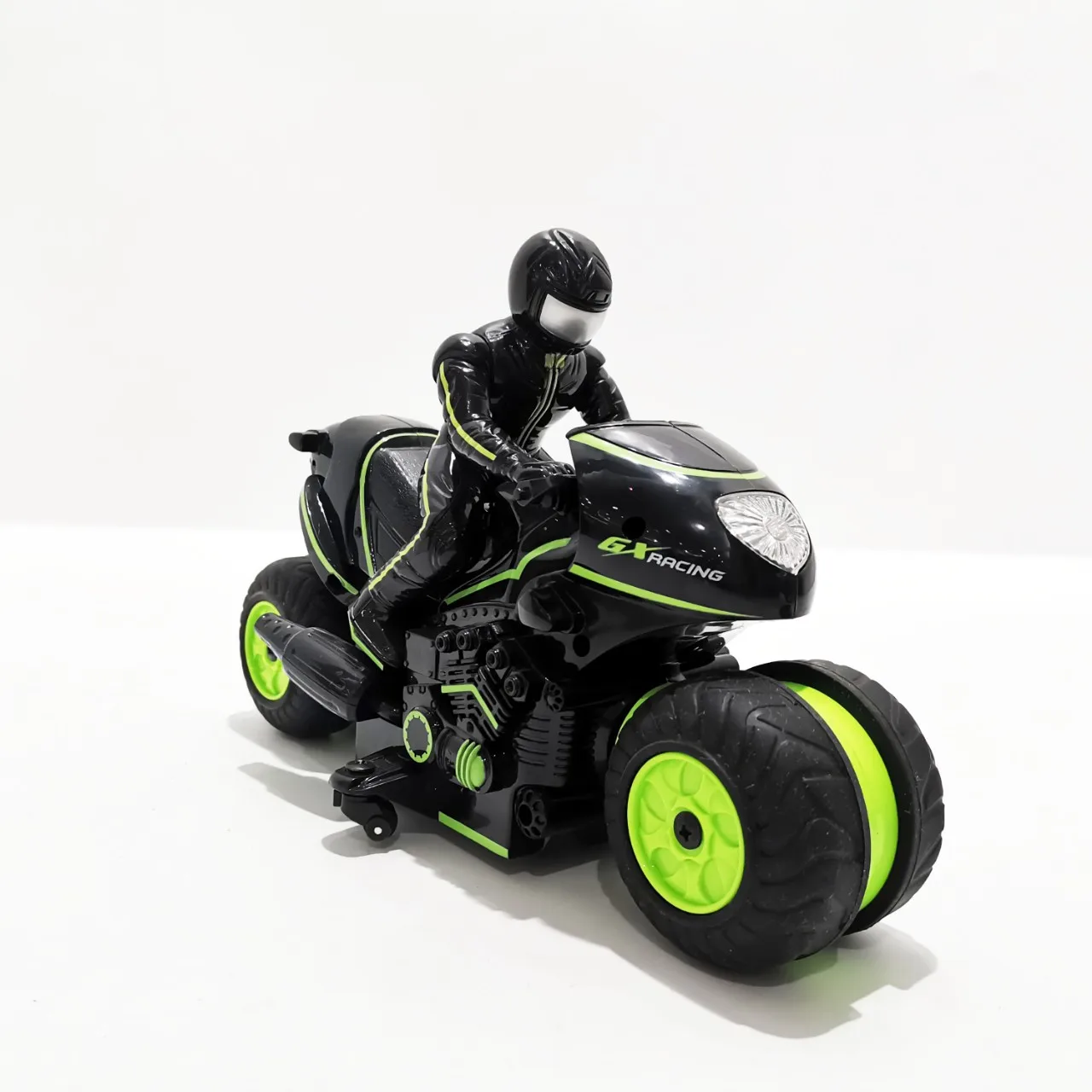 Original HOSHI SY002 RC Car Stunt Motorcycle 360 Rotating Drift Remote Control Motorcycle Kids Radio Control Car Toys