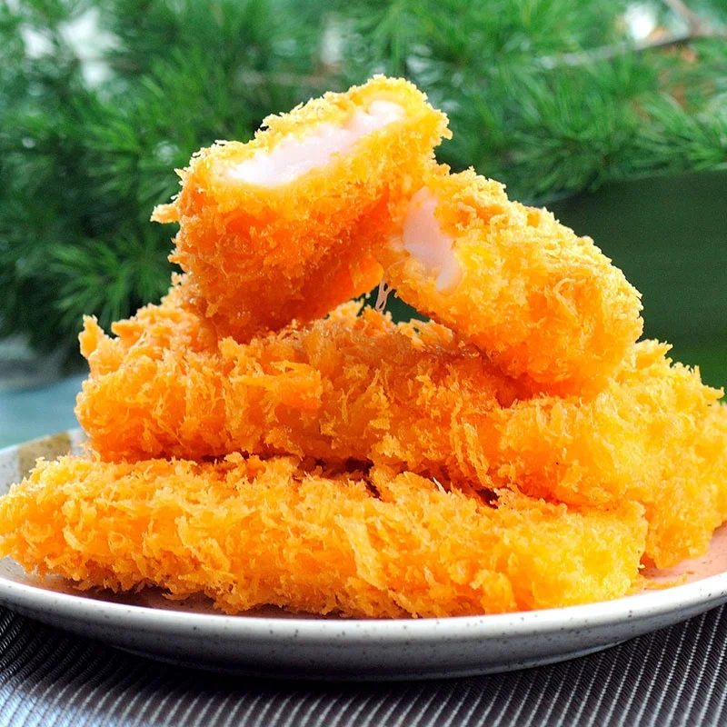 Hot selling low carb fast food Minced Squid Meat Steak for quick meals for sale