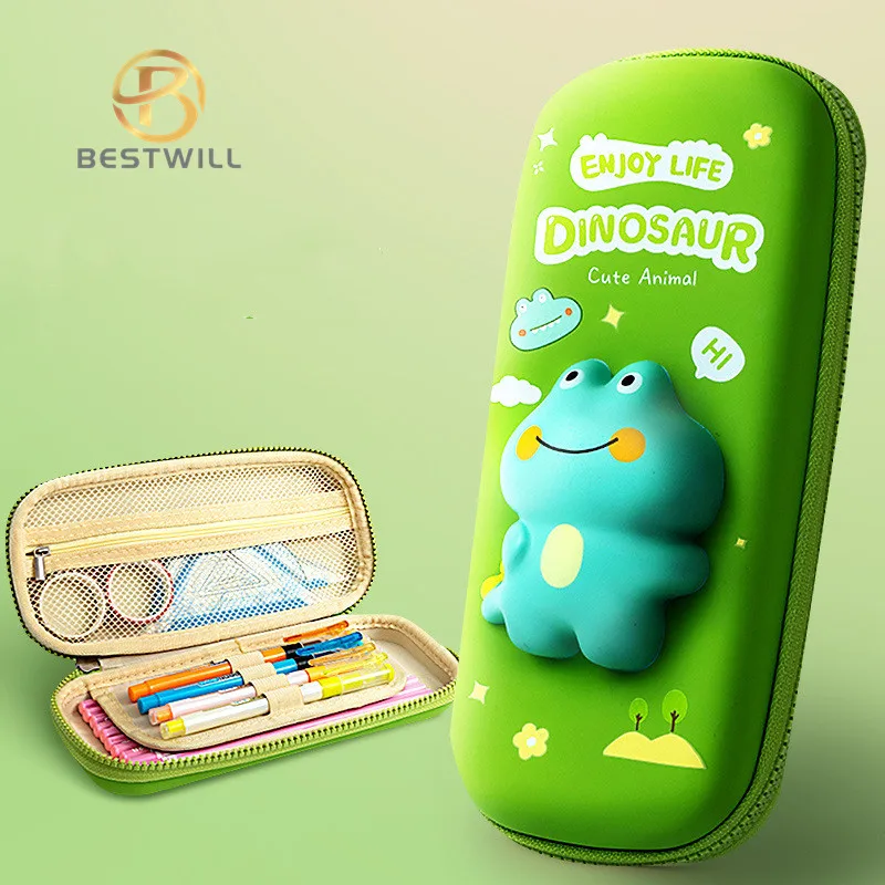 BESTWILL Factatory  neceser Lapices impermeable estuche  de lapices gran capacidad Bolsas dobles Lapices  school pencil case