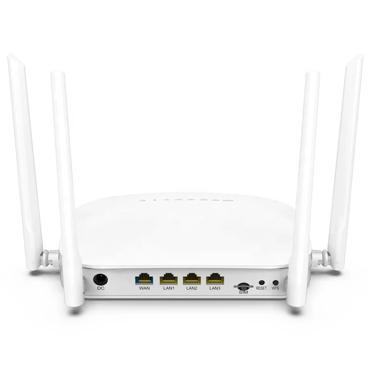 MUDA 4 antenna 4g high speed wall penetrating home office outdoor  wireless WIFI fiber optic router