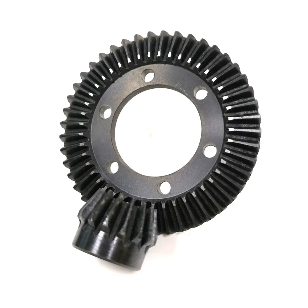 Hypoid Spiral Gears Zinc Plating Gear Large Set Aerator Box Precision Forged Aerator Bevel Gear