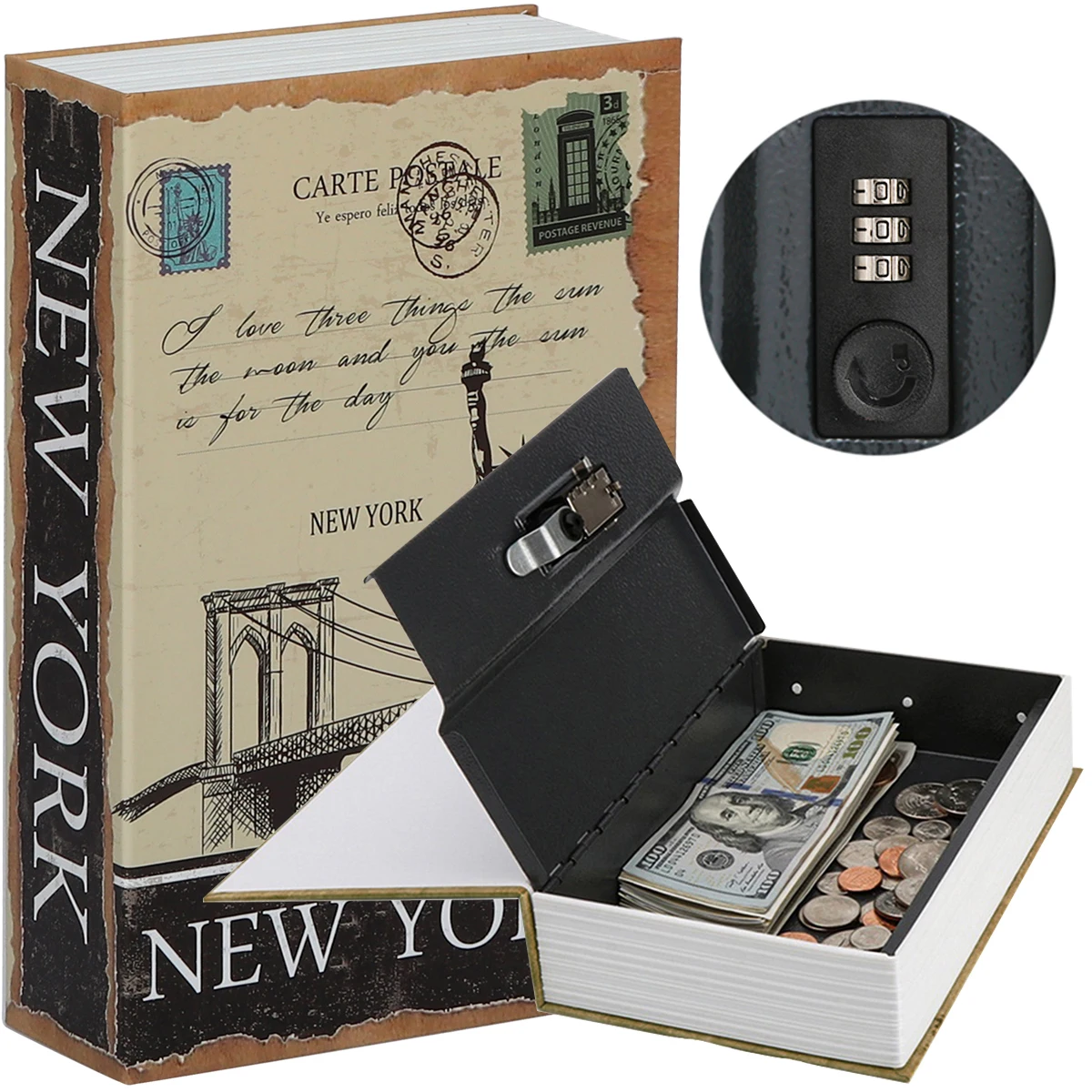 Wholesale Commercial Fireproof Standing Metallic Small Money Code Book Safe With Key