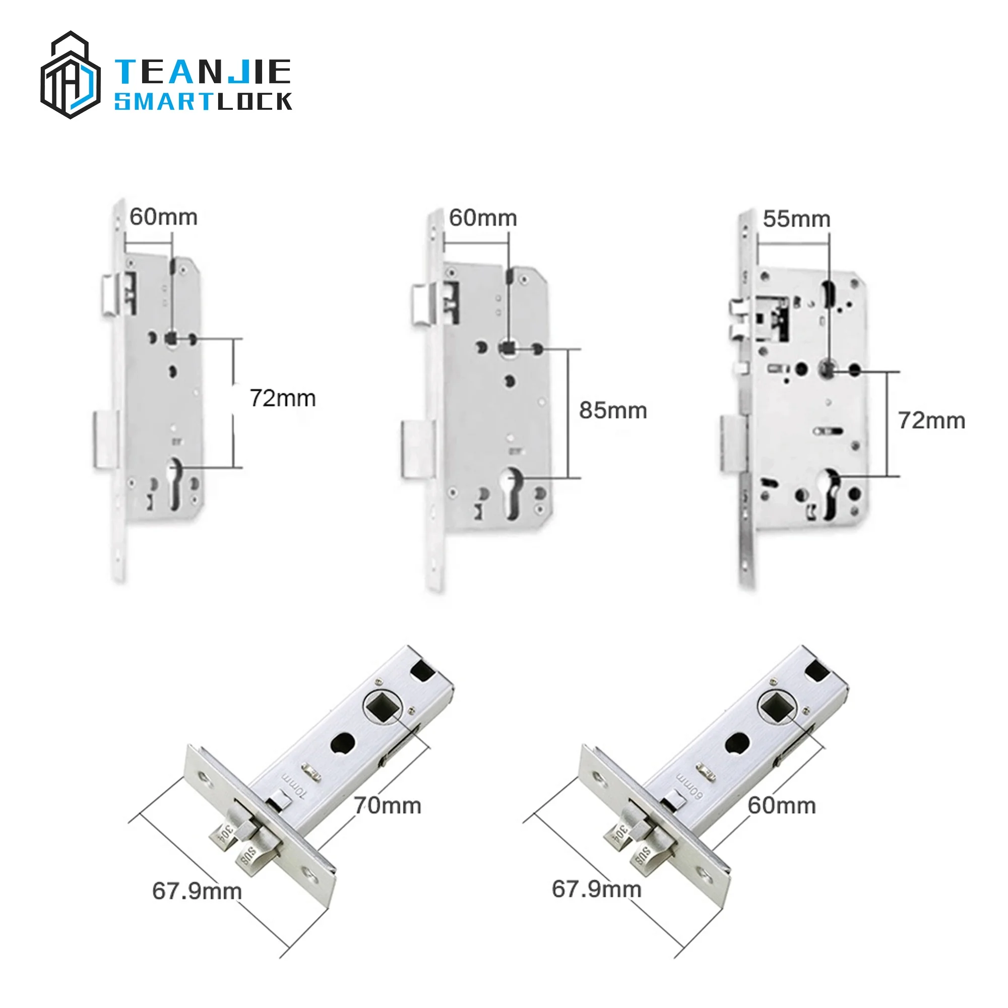 Fingerprint Digital Door Lock Keyless Password Outdoor Waterproof Smart Lock Doorbell Wifi