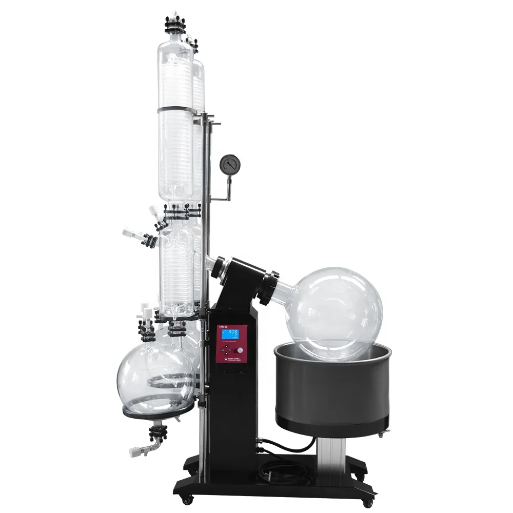 
Best Price West Tune WTRE-50dual 50L Dual Condenser Industry Alcohol Vacuum Roto Evap Rotary Evaporator with Motorized lift 