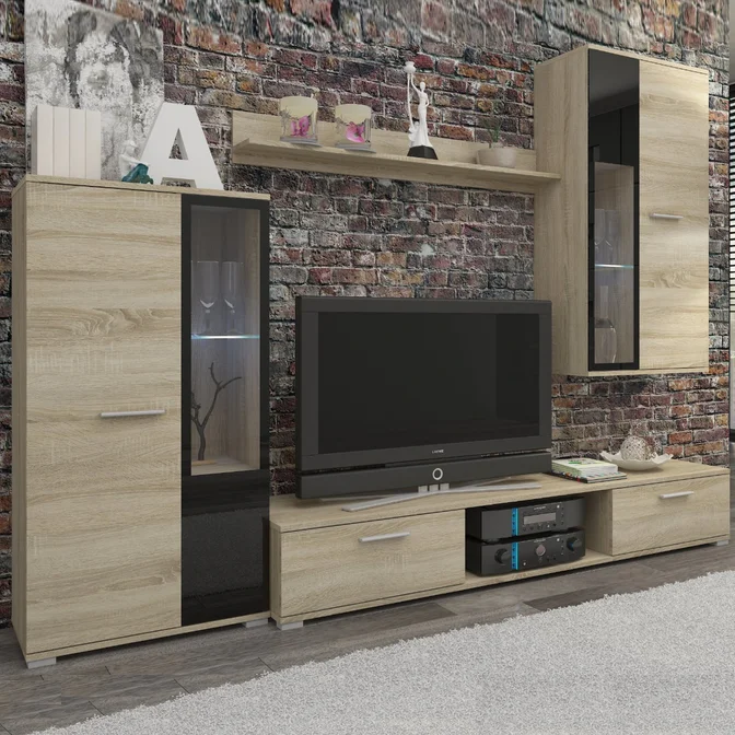 Latest Living Room Furniture Storage TV Cabinet wall Mounted Modern Tv Stand