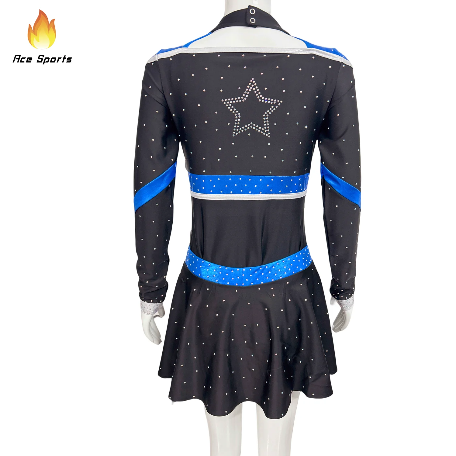 Ace Sports Custom Sublimation hot Sales latest design Comfortable wholesale custom School Cheer leader Uniforms