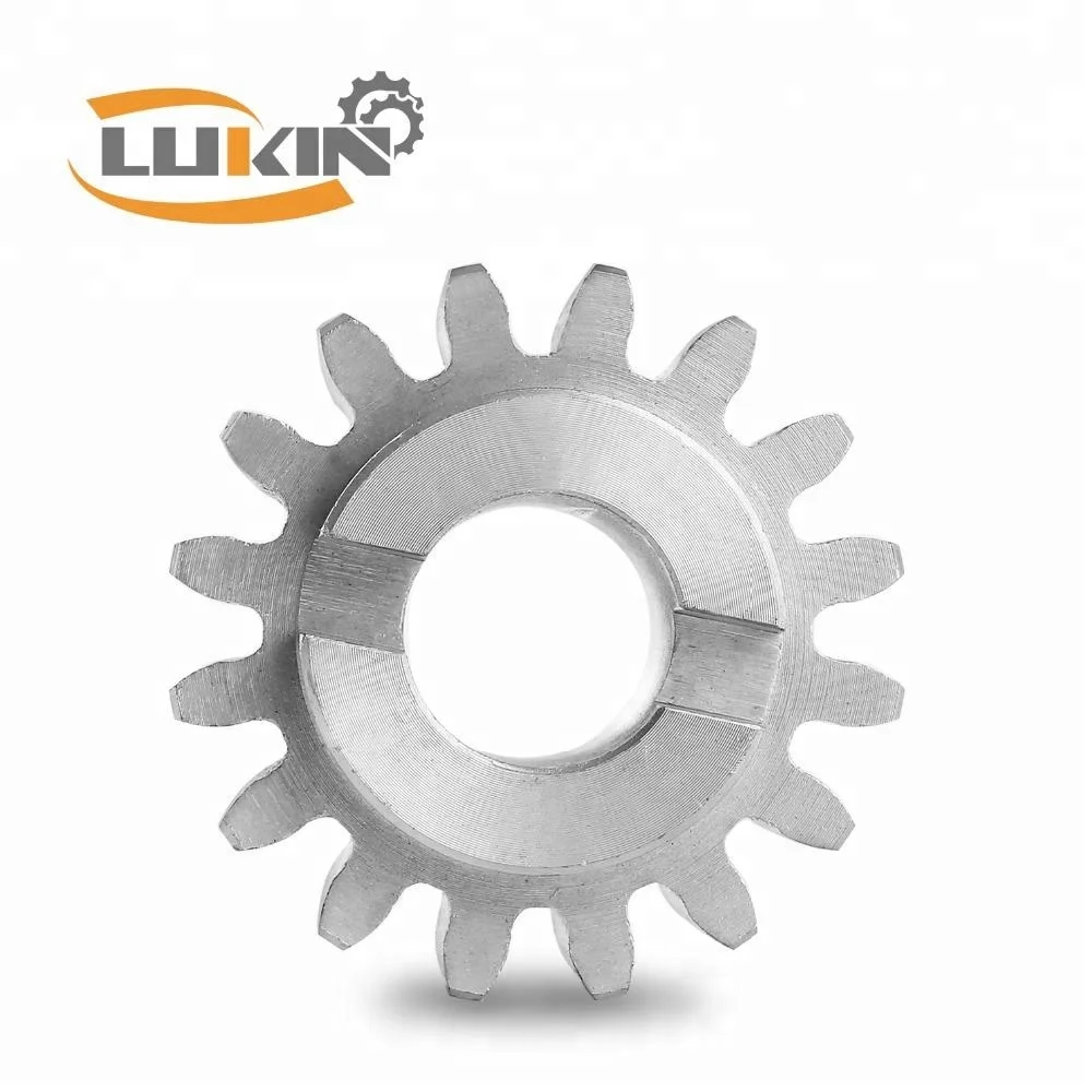 Custom Manufacturer Steel spiral bevel gear set straight tooth bevel crown wheel and pinion gear for cnc parts