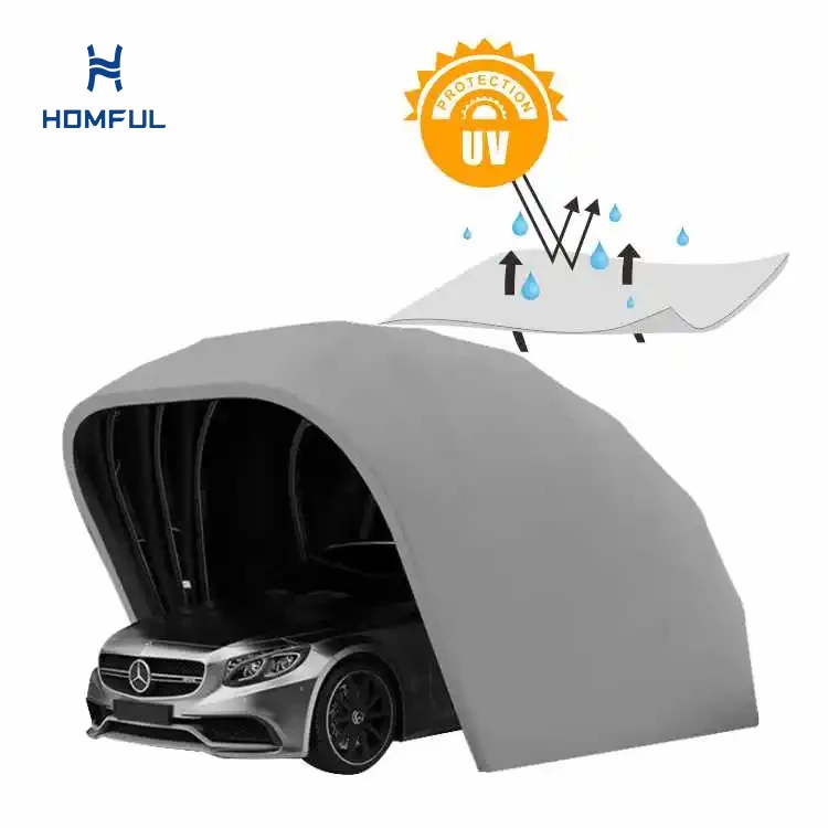HOMFUL полностью автоматический пульт дистанционного управления складной автомобильный навес гаражная палатка портативный автомобиль