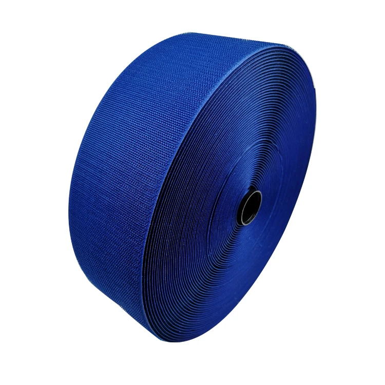100MM 4 inch polyester hook and loop  tape roll and high quality hook loop fastener tape