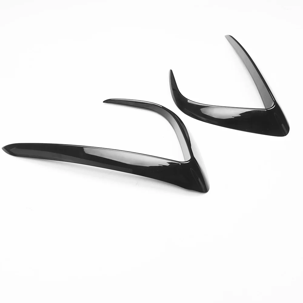 Carbon  Fiber Fog Light Trim Eyebrow Trim Front Fog Light Cover  fit for 2020-2022 tesla Model Y Decorative Accessories