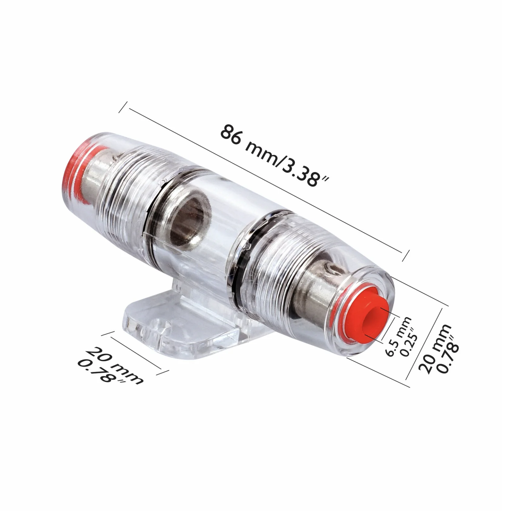 High Quality 40 amp fuse holder automotive zero gauge fuse holder 6 amp inline fuse