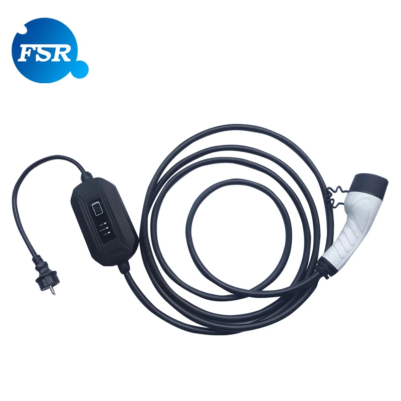 
Strength factory level2 IEC62196 type2 16A Euro-Schuko/UK/CEE Power Plug 5M European standard portable AC EV charging adapter 