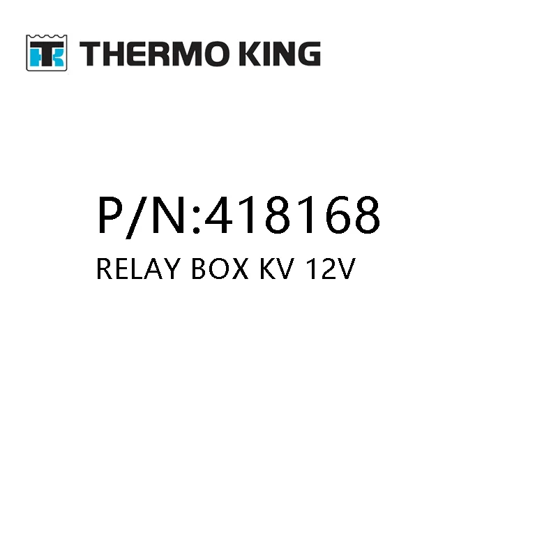418168 RELAY BOX KV 12V BOX Relay 12V thermoking refrigeration unit parts original THERMO KING parts