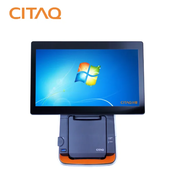 CITAQ T80 Terminal Hardware Windows 15'6 Touch Dual Screen Restaurant /Cash Register Kiosk / Maquina TPV