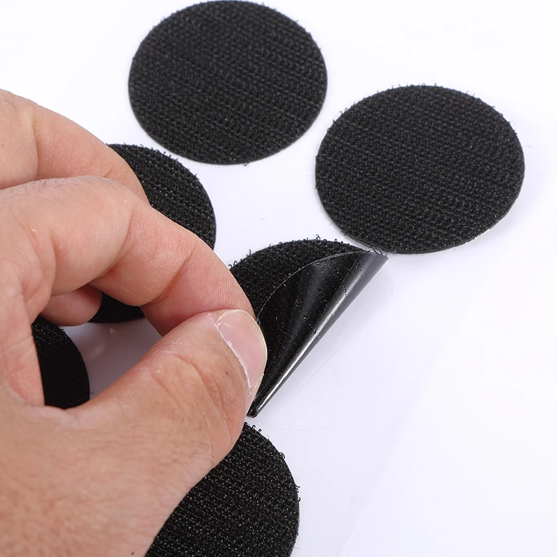 Factory Customized 100% Nylon Adhesive Hook and Loop Dots