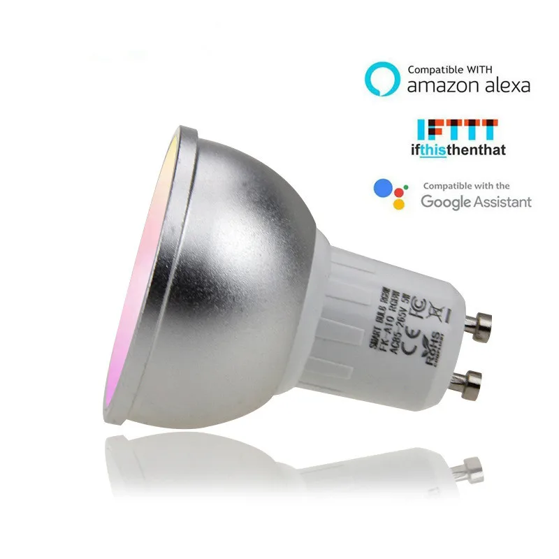 
Excel Digital Smart Bulb Tunable White GU10 LED Smart Bulb 5W LED Spotlight 