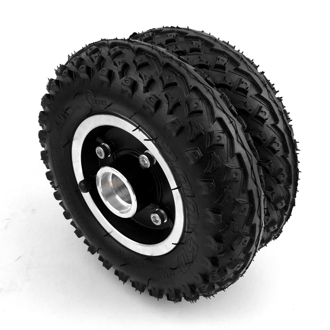 L-faster 8 Inch Double-Wheels 200x50 Pneumatic All Terrain Tire For Adult Mountain Skateboard