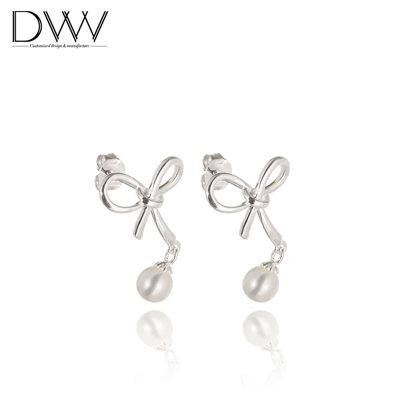 
Tops Selling Pearl Stone Earrings Claw Setting Dangle Earrings Jewelry Women Earrings 