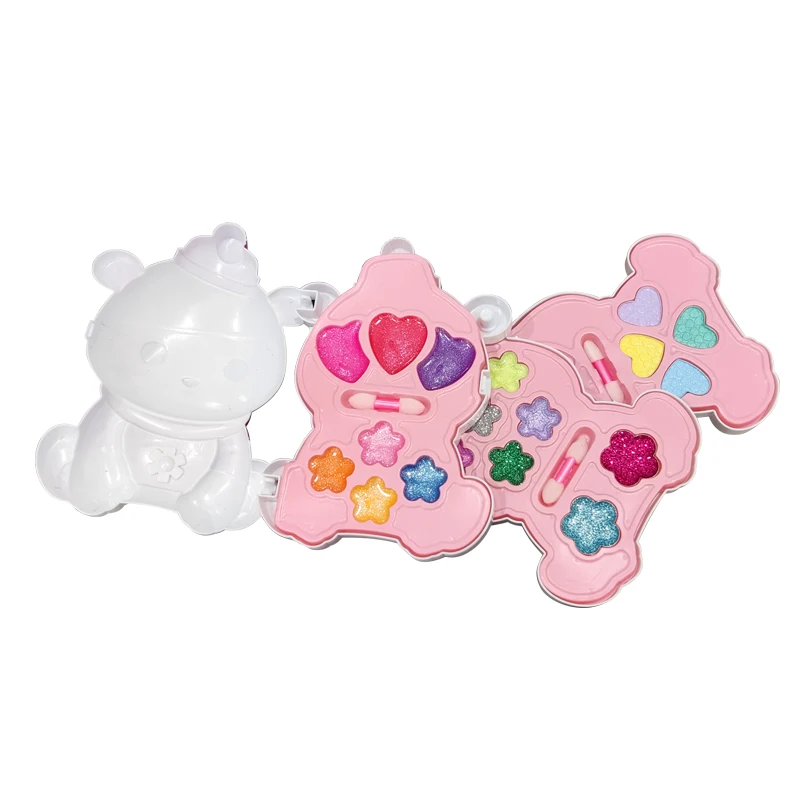 Wholesale Pretend Play Girls DIY Beauty Cute Animal Shape Children Makeup Toy Set Cosmetic Toy for girls