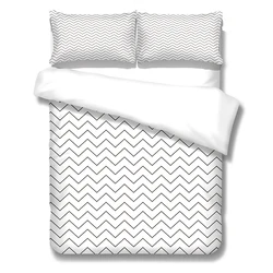 Wholesale Custom design 3-piece duvets and bed sheets	3D Printed Duvet Cover 111% Polyester