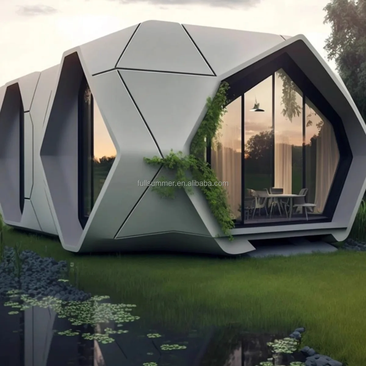Manufacture Capsule Modern Modular House Prefabricated Homes Sustainable Capsule House