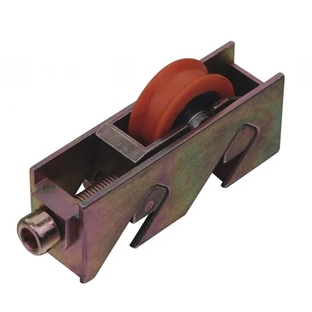 Minli Room Sliding Pulley Single Zinc Sliding Gate Motor Zinc Bracket Gear with Single Roller (ML-FS013)