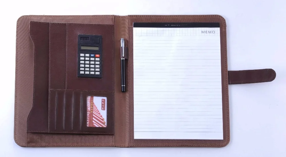 Кожаные тисненые чехлы-портфели размера a4