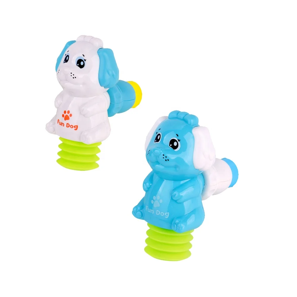 Huiye Funny Hammer Dog Candy Toys Cartoon Cute Handheld Tube For Candy Toys Cheering BB Sound Noise Maker Candy Toys Kids Gifts