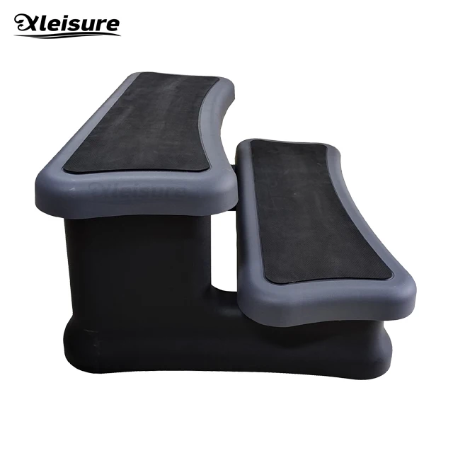 high quality plastic hot tub step 2*steps spa step fits any spa tub