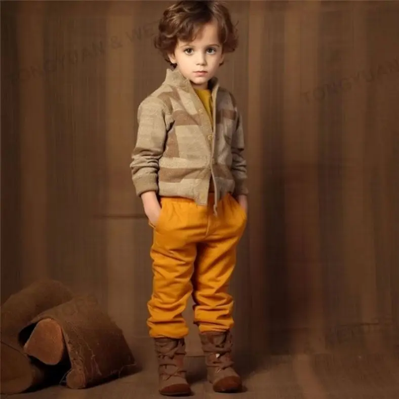 Wholesale Casual Kids Boy Clothing Children Cotton Pants Kids Trouser