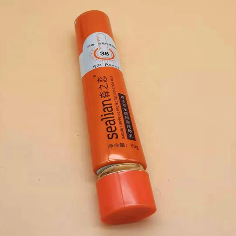 30ml  body care flat oval bb cream sun cream plastic tube for eye essence cosmetic tube packaging bb cream tube container