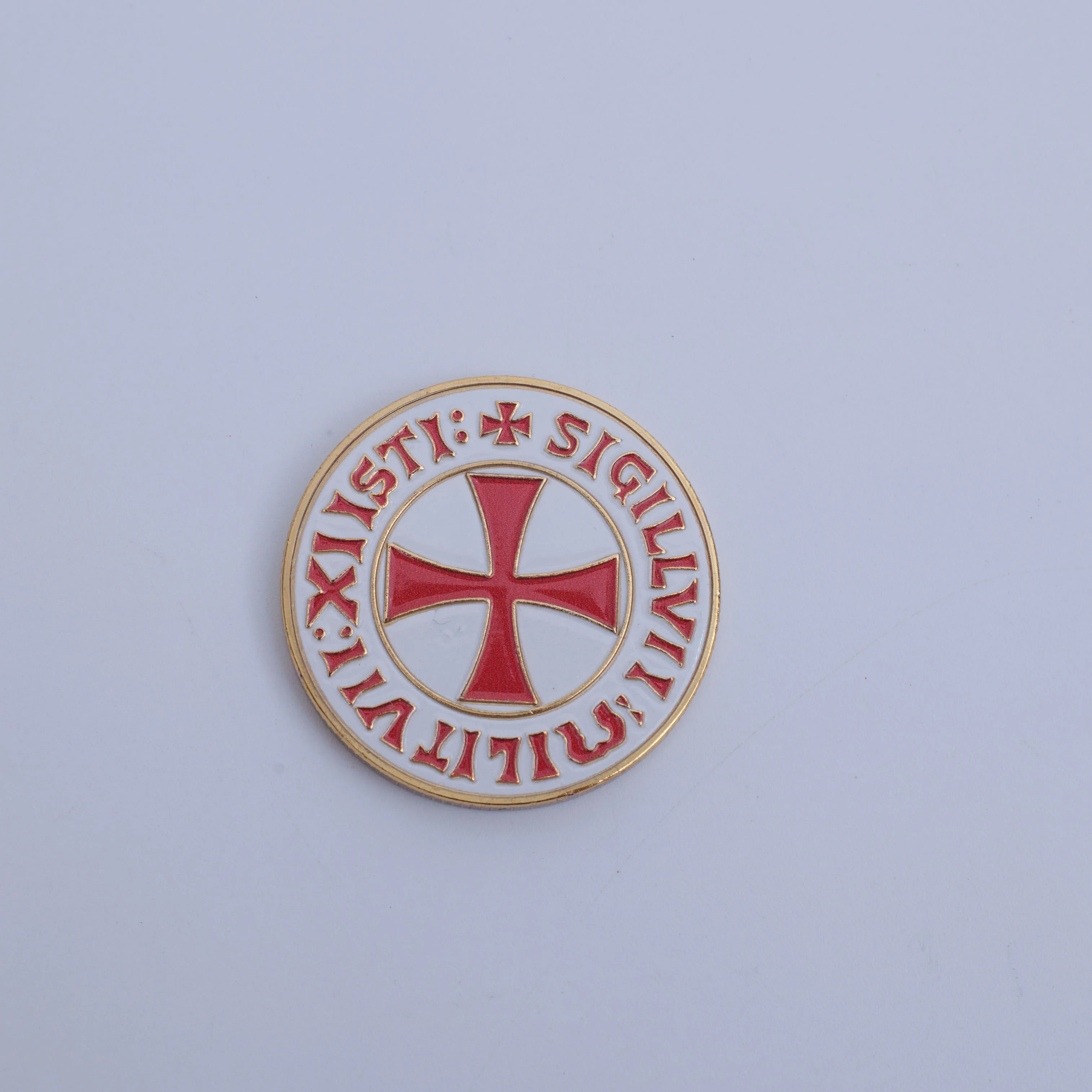 Templar Knight Commemorative Coin Samurai Coin Commemorative Medal Relief Colored Metal Crafts Customization