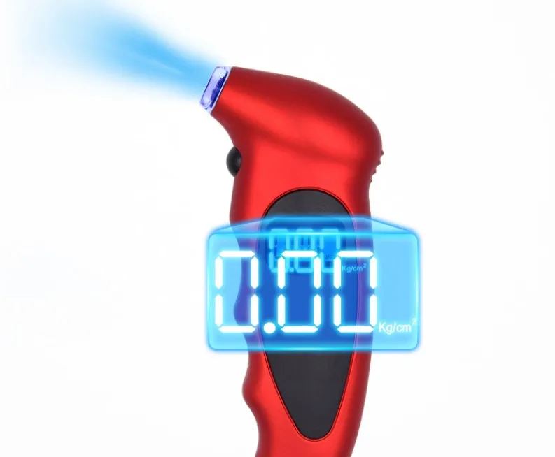 Портативный цифровой датчик давления в шинах датчик Светодиодная подсветка, цифровой шинный манометр