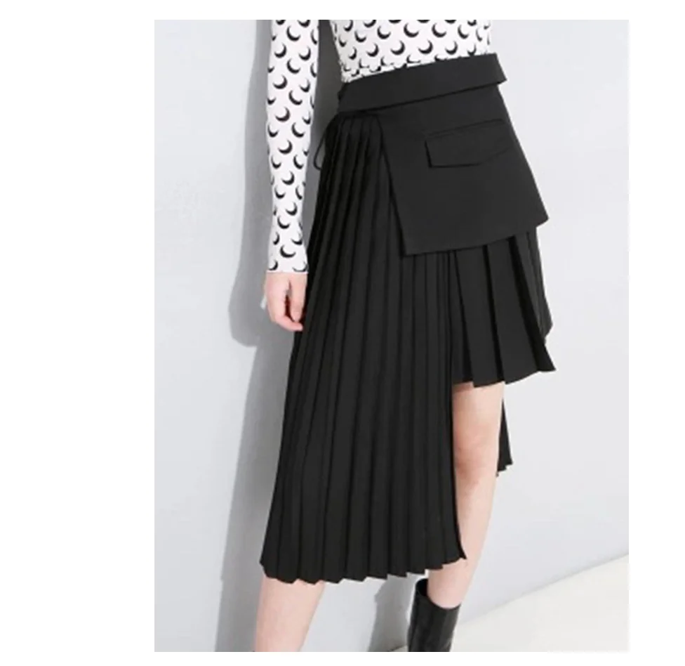 2021 China Dress Expansion Skirt Sashes Design Drape High Wasit Style Long Women Casual