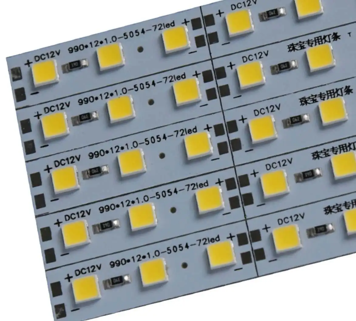 LED light bars aluminum substrate PCB&PCBA board SMD5050 SMD5054 SMD5730 SMD2835 for aquarium plants