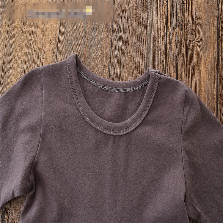 WHS129 Autumn Winter Cute Pretty Infant Baby Girls Clothes 3PCS Ruffles Sleeve Letter Floral Pink Pullover Tops+Pants+Headband