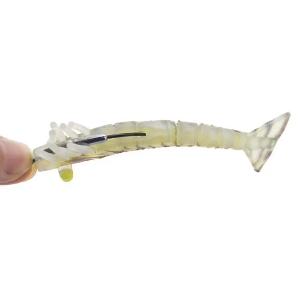 Willfishing 120mm 17g Multi-section Lead-head Soft Shrimp Lures With VMC Hook Shrimp Fishing Lure