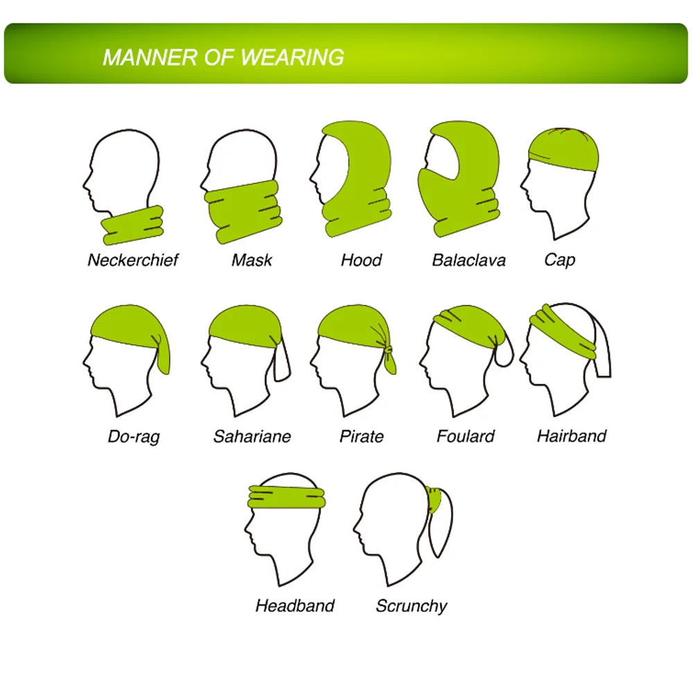 Custom wholesale coolmax seamless scarf cycling motorbike neck warmer bandana