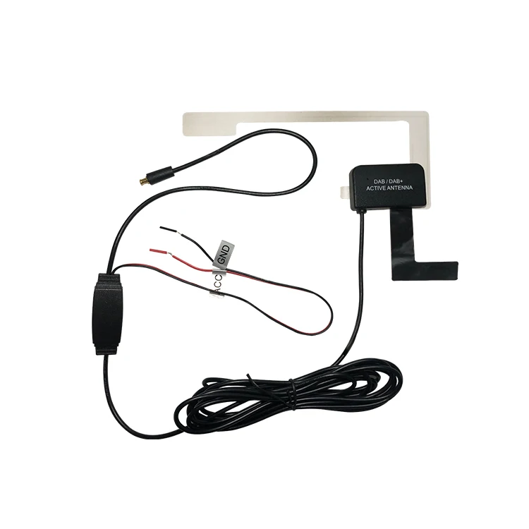 Factory direct sales digital radio DAB+ active antenna car high gain DAB patch antenna foreign trade explosion