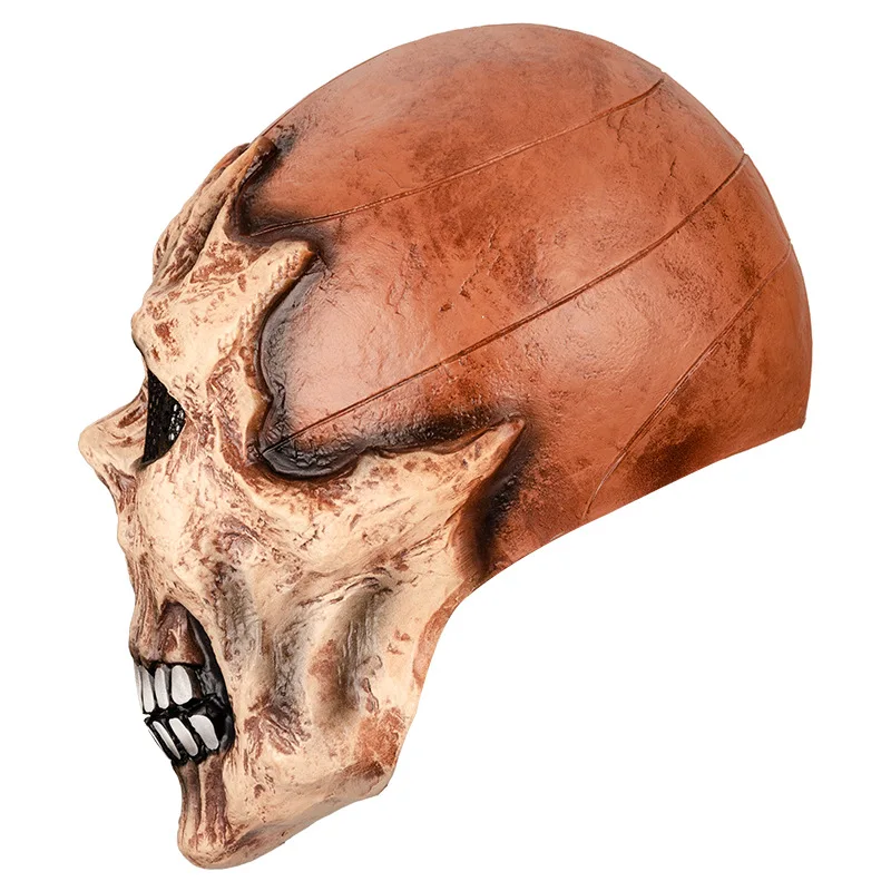 Hot-Selling latex full head skeleton halloween scary crazy clown mask
