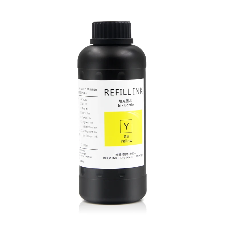 Ocbestjet 500ML/Bottle Curable UV Film Ink For Epson Head Ink Mall L800 1390 TX800 L800 UV Flatbed Printer UV Ink