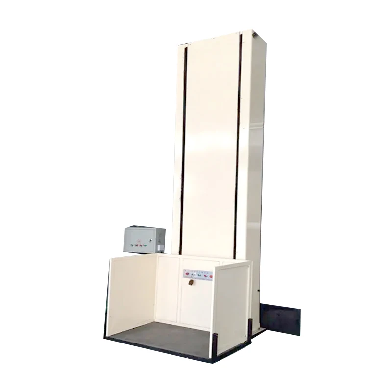 250kg platform lift for handicapped low power self propeller electric lift work platform
