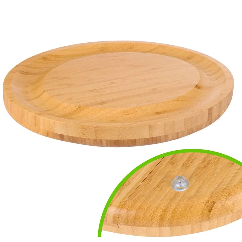 Bamboo Custom Logo Wooden Charcuterie Platter and Serving Cheese Board Set with Cutlery Set