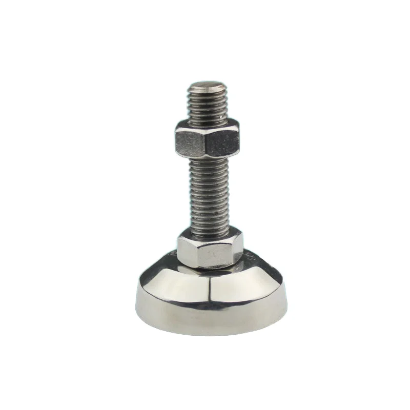 Stainless Steel Zinc Plated Foot Base shockproof adjustable Cabinet and Furniture Levelers and Legs