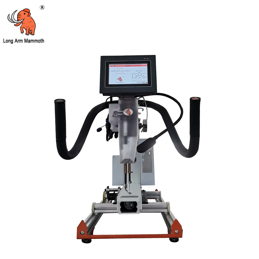 Швейная машина для ткани с длинной рукояткой и отверстиями для пуговиц