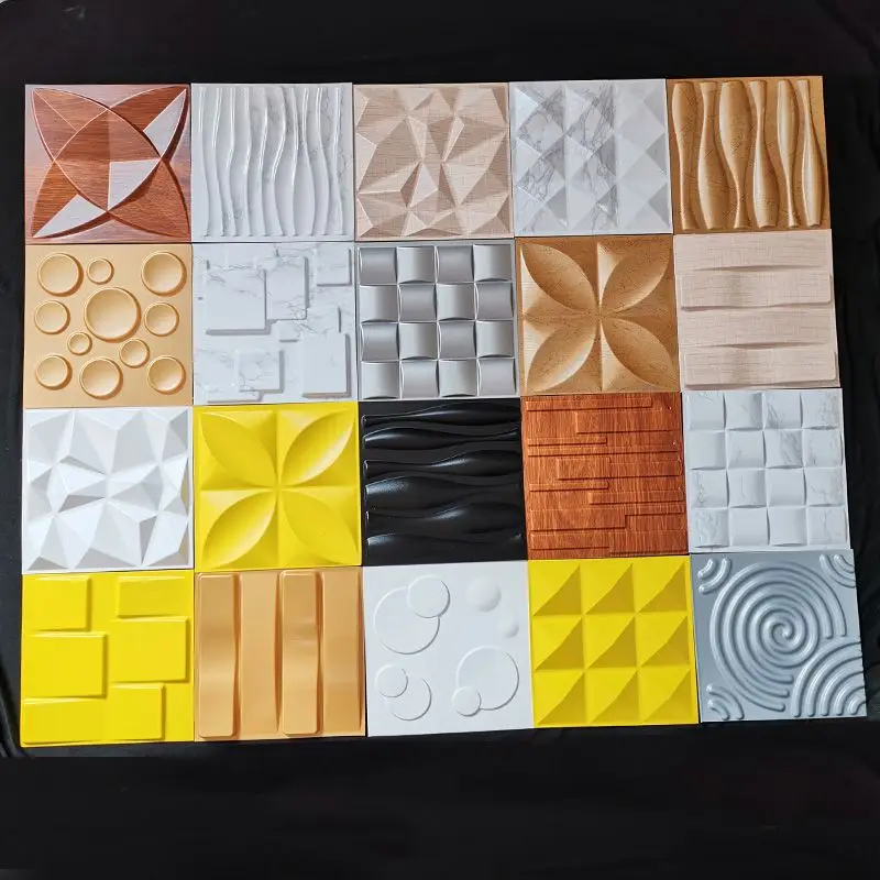 Top 10 hot sale wallpaper home decor white waterproof wall panel 3d interior wall decoration