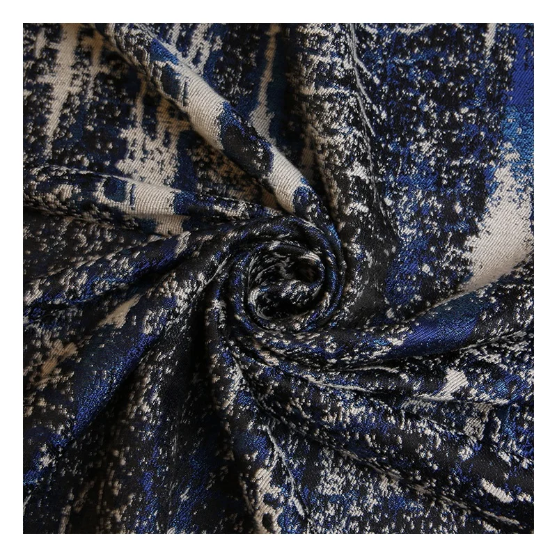 KEER Factory Custom Wholesale JDQ3004M SPANDEX NYLON JACQUARD ACRYLON FABRIC for CLOTHES