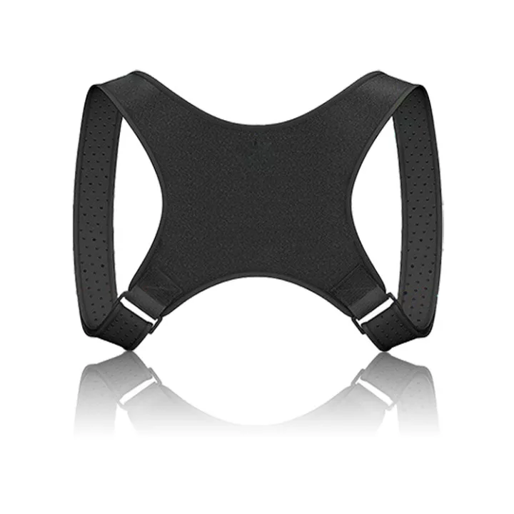 High Quality Sports Safety Adjustable Back Support Copper Compressiom Back Brace Posture Corrector With Two Velcro