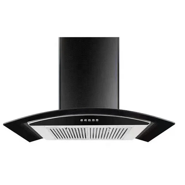 Wholesale t shape  baffle filter Electric Cooker Hood Kitchen Hood Design auto-clean kitchen Chimney Range Hood for india market